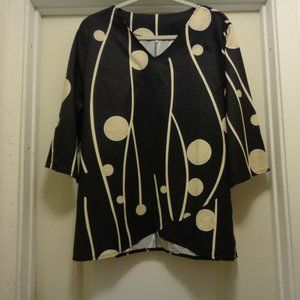 DANISH MODERN ART BLOUSE 2 X.